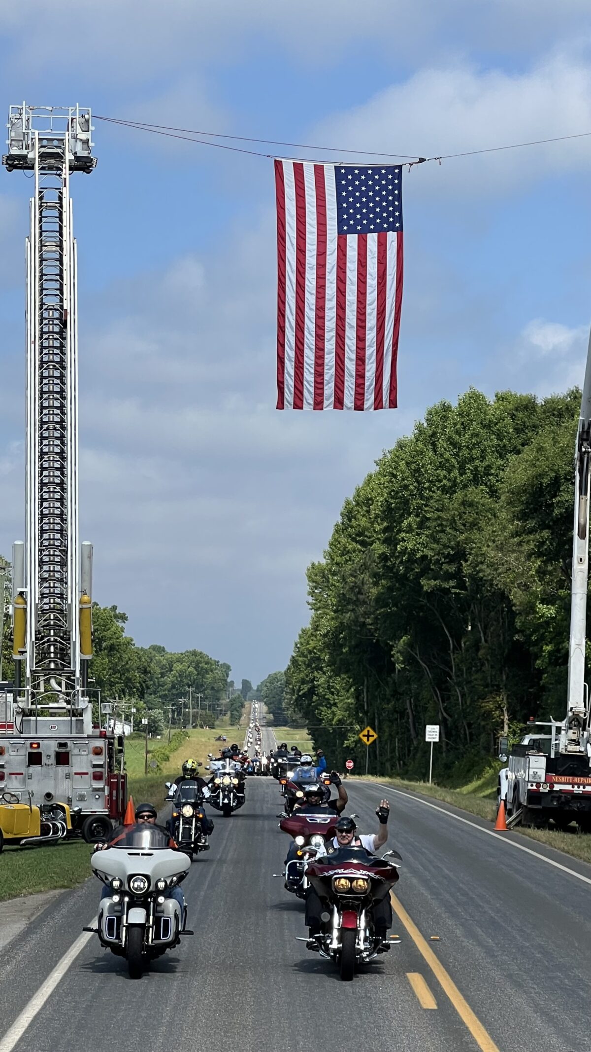 We, the American Legion Riders of Post 233, thank you. We are already