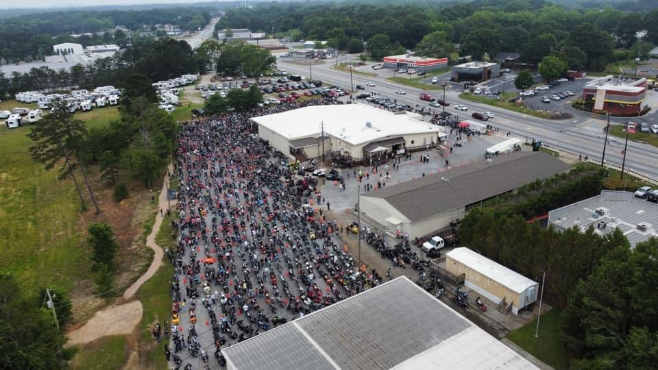 The 24th Ride For America filled our American Legion Post parking lot